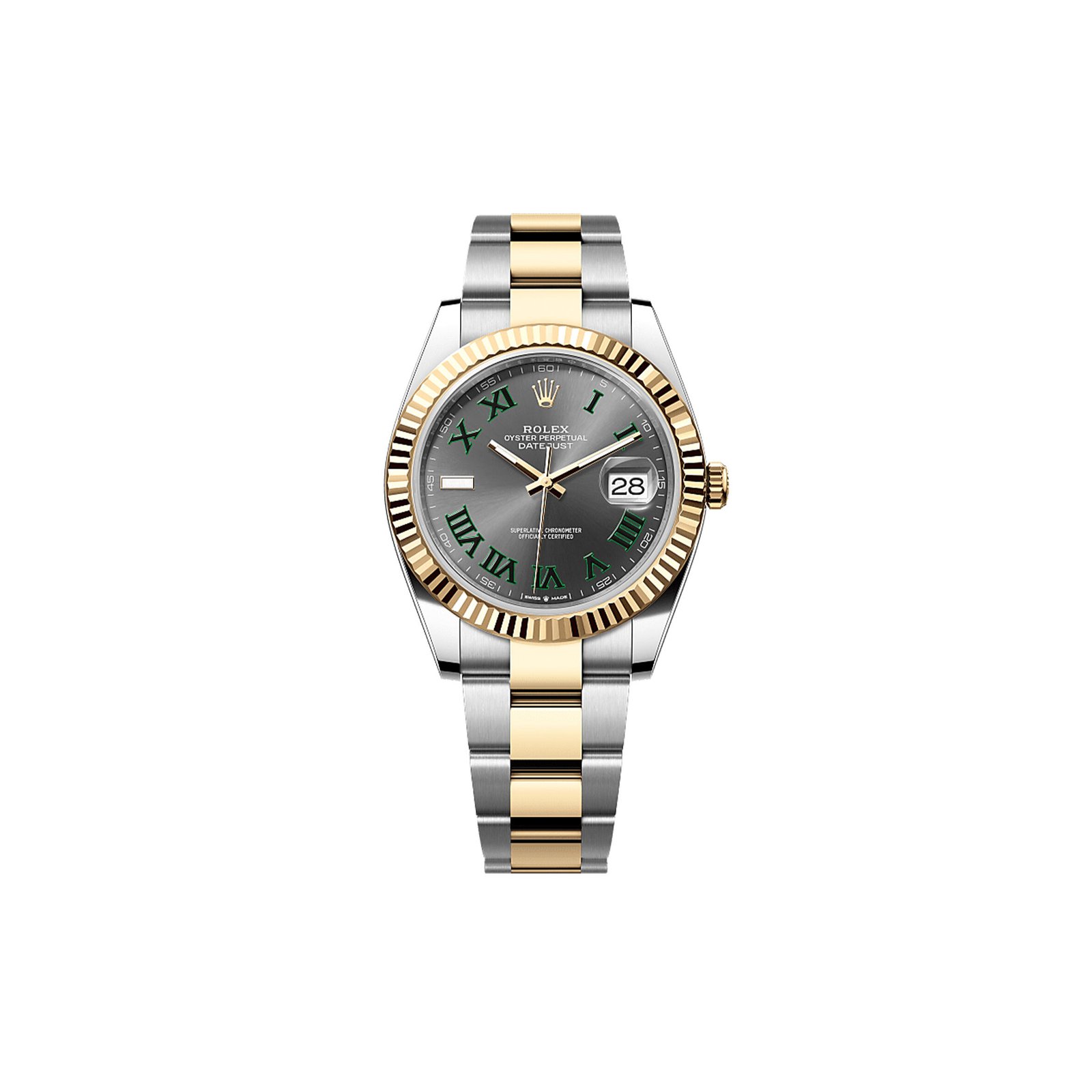 4b52fc84825073ee933b4c130f7a641c1f25fe3d ROLEX DATEJUST 41 OYSTER, 41 MM, OYSTERSTEEL AND YELLOW GOLD WATCH 126333 - Image 1
