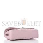 CHANEL CAVIAR QUILTED MEDIUM DOUBLE FLAP LIGHT PINK (25.5*14*6.5cm) - Image 3