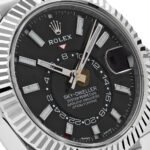 ROLEX SKY-DWELLER STAINLESS STEEL BLACK DIAL JUBILEE WATCH 326934 - Image 6