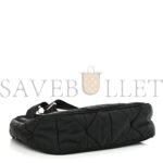 PRADA TESSUTO NYLON QUILTED PATCHWORK RE-EDITION HOBO BAG BLACK (24*20*7cm) - Image 4