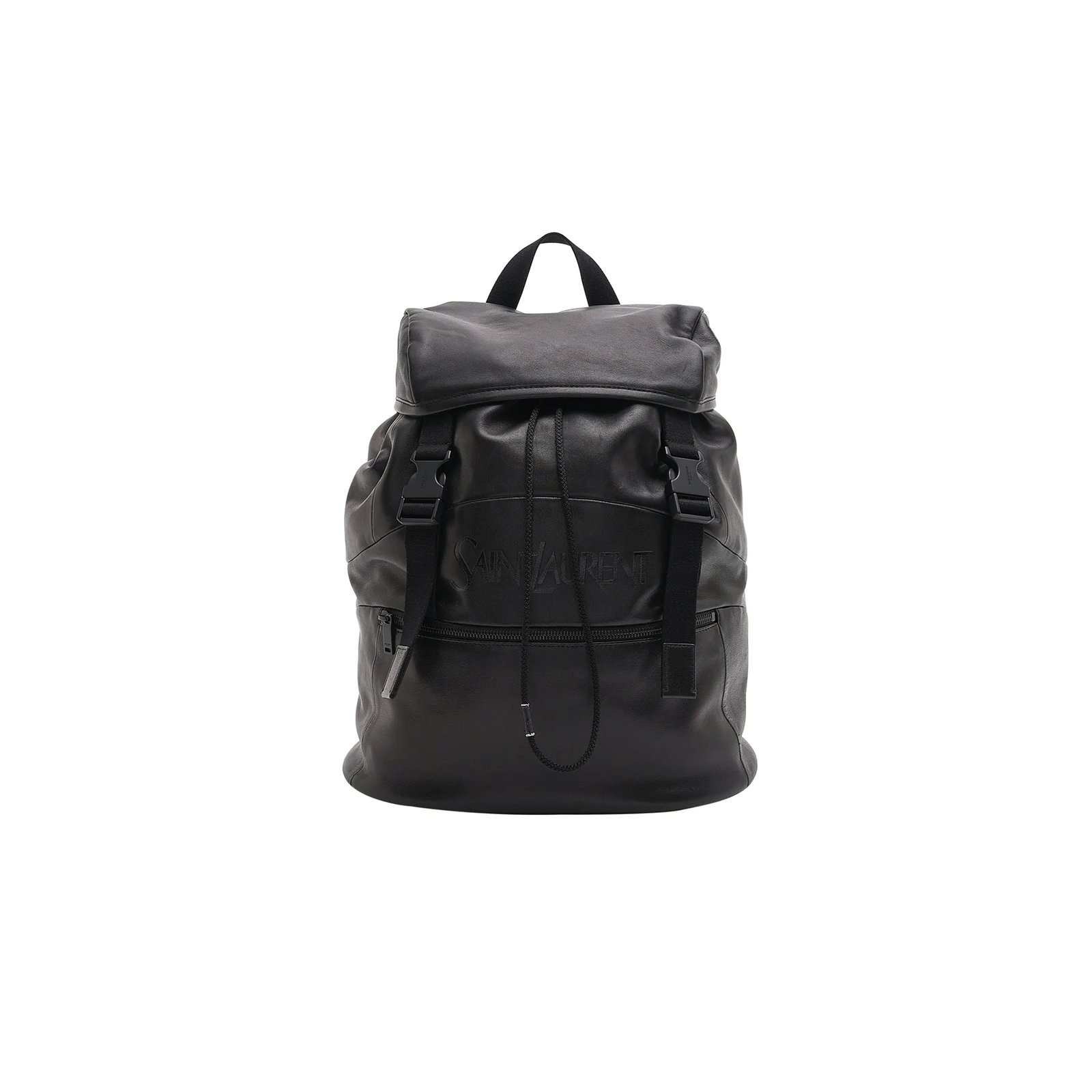 4cb4b36cc197ee8f4c51c1240c598d4454228015 YSL EMBOSSED LEATHER DRAWSTRING BACKPACK 401232070838 (45*44*24cm) - Image 1