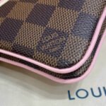 Louis Vuitton Damier Ebene Double Zip Pochette N60254 - Image 10