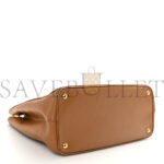 PRADA SAFFIANO LARGE GALLERIA DOUBLE ZIP TOTE CARAMEL (36*26*16cm) - Image 3