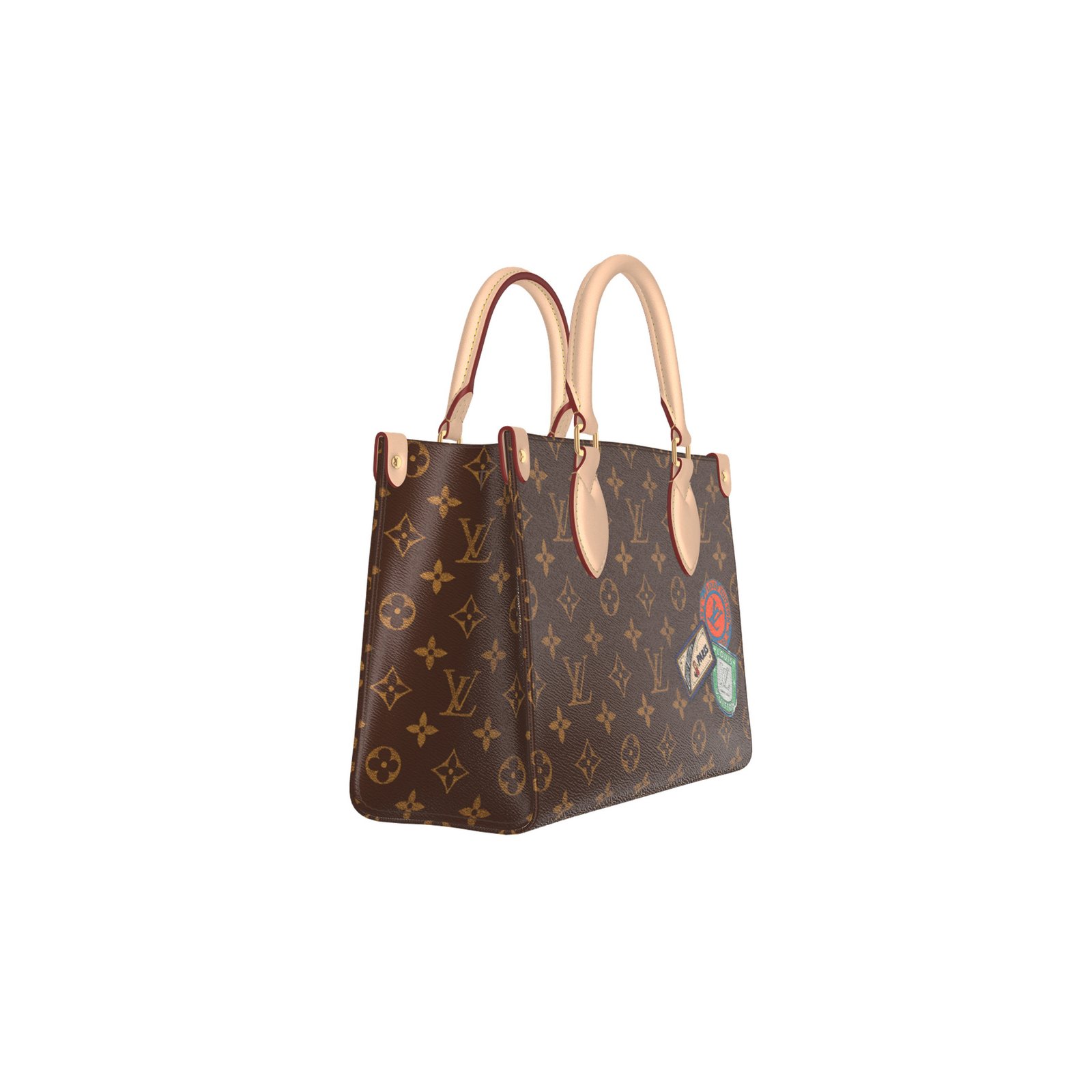 4d8e4045a5cda599b7b590d639f6a4258ce17e79 LOUIS VUITTON ONTHEGO PM MON MONOGRAM P01900 (25*19*11cm) - Image 1