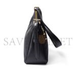 PRADA AIM�E LARGE RE-NYLON AND LEATHER SHOULDER BAG WITH PADLOCK 1BC232 (34*19.5*10cm) - Image 5