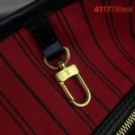 Louis Vuitton Monogram Canvas Neverfull MM M41177 Black/Red - Image 6