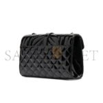 YSL ENVELOPE SMALL IN PATENT LEATHER 6001950UFV81000 (21*13*6cm) - Image 2