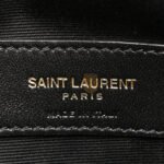 YSL UPTOWN POUCH IN CANVAS AND SMOOTH LEATHER 565739554238 (27*16*2cm) - Image 5