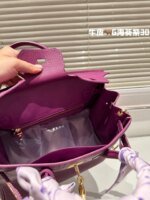 Hermès Birkin Togo Calf Gold Hardware Actino violet size: 30Cm/ 25Cm - Image 8