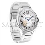 CARTIER BALLON BLEU DE SILVER SILVER STEEL CASSETTE MEN'S WATCH WSBB0049 - Image 3