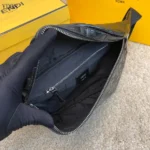 Korean style black waist bag - Image 2