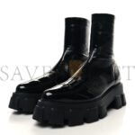 PRADA NAPPA ANTIQUE MEDIUM TOP HANDLE BAG BLACK - Image 3