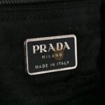 PRADA TESSUTO NYLON SAFFIANO TOTE BLACK (29*27*15cm) - Image 5