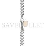 TIFFANY STERLING SILVER WITH DIAMOND HEART TAG BEAD BRACELET 6853255 - Image 5