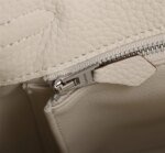 Hermès Kelly Togo Calf Sliver hardware Milkshake white size: 25Cm/ 28Cm - Image 5