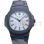PATEK PHILIPPE NAUTILUS VERSION DIAMOND CARBON COATED CASE WATCH 5711A - Image 2