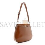 PRADA SPAZZOLATO CLEO FLAP SHOULDER BAG TOBACCO (24*21*6cm) - Image 2