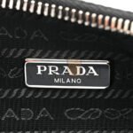 PRADA NYLON RE-EDITION 2005 SHOULDER BAG BLACK (22*16*6cm) - Image 5