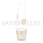 YSL LE 37 MINI IN SHINY LEATHER 7658702R20W9207 (15*13*6cm) - Image 2