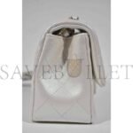 CHANEL FLAP BAG SILVER HARDWARE A01112 -Y04059-10601 (25.5*15.5*6.5cm) - Image 4