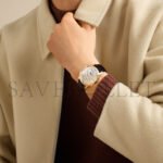 VACHERON CONSTANTIN PATRIMONY PERPETUAL CALENDAR ULTRA-THIN 41 MM PINK GOLD WATCH 43175/000R-9687 - Image 2