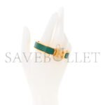HERM�S ENAMEL NARROW CLIC CLAC H BRACELET PM MALACHITE - Image 2