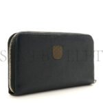PRADA SAFFIANO METAL ZIP AROUND WALLET BLACK (18*11*3cm) - Image 2