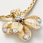 CARTIER GRAIN YELLOW GOLD DE CAF� NECKLACE B7224964 - Image 6
