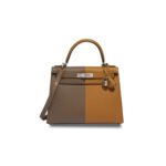 HERM�S MASTER KELLY 28 EPSOM SESAME BLUE INDIGO (28*22*10cm)