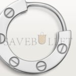 CARTIER LOVE 18K WHITE GOLD, DIAMOND�EARRING, PAVED WITH DIAMONDS B8301424 - Image 4