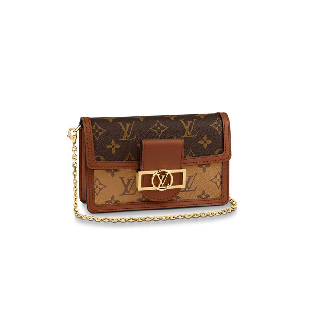 585ff60708703e4cd2addc1f9f168ce23dc4dc0f Louis Vuitton Dauphine Chain Wallet M68746 - Image 1