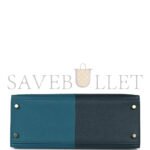 HERM�S MASTER KELLY SELLIER 28 CASAQUE VERT CYPRES AND VERT BOSPHORE EPSOM GOLD HARDWARE (28*22*10cm) - Image 5