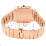 CARTIER SANTOS ROSE GOLD MIDSIZE WATCH WGSA0008 - Image 4