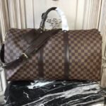 Louis Vuitton Damier Ebene Canvas Keepall Bandouliere 50 N41427 - Image 2