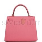 HERM�S MASTER KELLY SELLIER 25 ROSE AZALEE VERSO EPSOM PERMABRASS HARDWARE (25*17*7cm) - Image 4