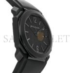 BVLGARI OCTO ULTRANERO BLACK STEEL AUTOMATIC 41MM MEN'S WATCH 102737 - Image 2