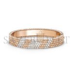 VAN CLEEF ARPELS PERL�E DIAMOND BRACELET, 5 ROWS OF DIAMONDS, LARGE MODEL VCARRPGZ700 - Image 2