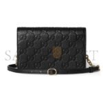 GUCCI GG EMBLEM WALLET ON CHAIN�818705AAEEM1000 (20*12.5*4cm) - Image 3