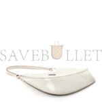 PRADA SPAZZOLATO CLEO SHOULDER BAG WHITE (27*18*5cm) - Image 3