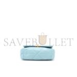 CHANEL 19 BAG LAMBSKIN LIGHT BLUE MULTICOLOUR HARDWARE AS1160 (26*16*9cm) - Image 3