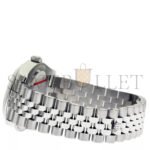 ROLEX DATEJUST BLACK DIAL STAINLESS STEEL JUBILEE BRACELET AUTOMATIC WATCH 116200 - Image 3