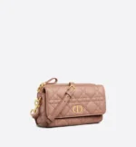 Blush Soft Cannage Crossbody Bag for Women
