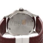 PATEK PHILIPPE STAINLESS STEEL RUBBER DIAMOND 37MM AQUANAUT QUARTZ WATCH BURGUNDY 5067A-010 - Image 3