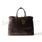 PRADA BUCKLE NAPPA LEATHER BAG WITH BELT 2VG126 (48*34*18cm) - Image 4