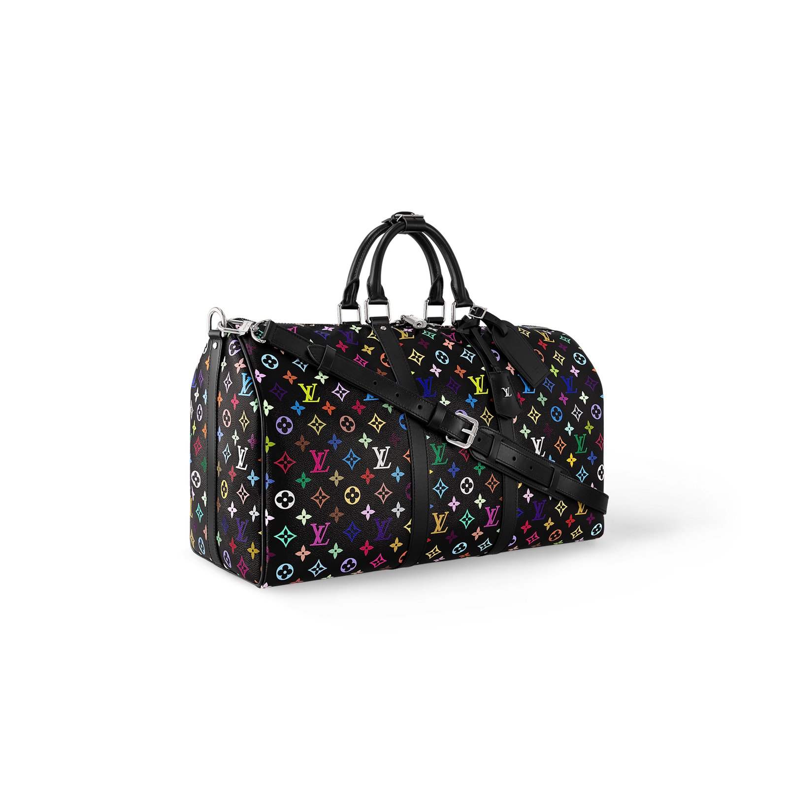 5db978e22c27801939c8cca5b7ae66c6bbaf2267 LOUIS VUITTON MURAKAMI LV X TM KEEPALL BANDOULI�RE 50 M13745 (50*29*23cm) - Image 1