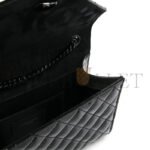 YSL ENVELOPE SMALL IN PATENT LEATHER 6001950UFV81000 (21*13*6cm) - Image 4