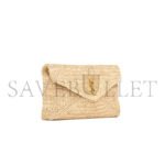 YSL CASSANDRE LARGE ENVELOPE POUCH IN RAFFIA�786074GAAEX2080 (29.5*18*4.5cm) - Image 2
