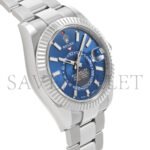 ROLEX SKY-DWELLER SERIES BRIGHT BLUE DIAL WATCH 326934 - Image 3
