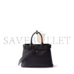 PRADA BUCKLE LARGE LEATHER HANDBAG WITH BELT 1BA416 (37*27*14cm) - Image 4