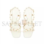 VALENTINO ROCKSTUD CALFSKIN SANDAL WITH STRAPS 60MM 5W2S0HR7VOD_I16 - Image 4